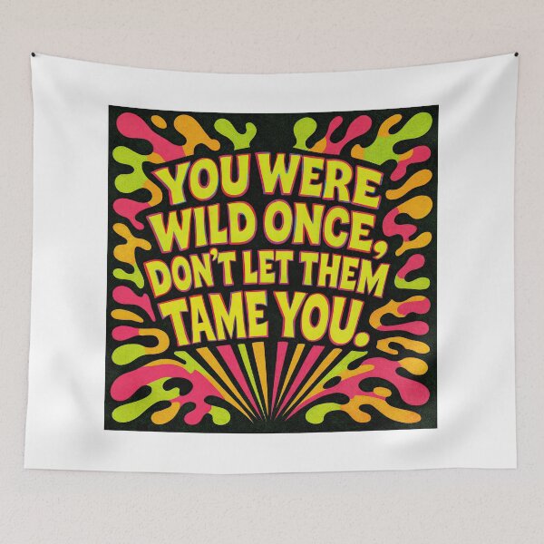 Item preview, Wild Spirit – Psychedelic Empowerment designed and sold by ForeverPrintsOK.