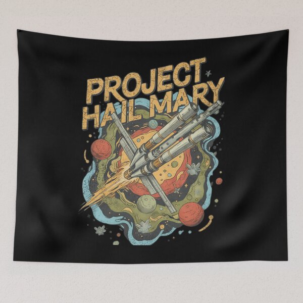 Item preview, Rocky Alien Quotes Project Hail Mary Funny Sci-Fi Meme Tee designed and sold by talhamughal.