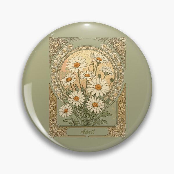 Item preview, Elegant Spring Daisy Birth Month Flower designed and sold by taiche.