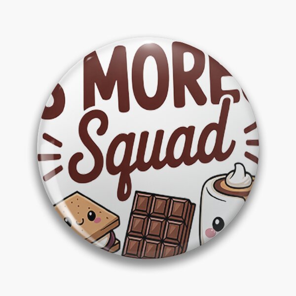 Item preview, S'mores Squad Camping Campfire Chocolate Marshmallow S'more designed and sold by NicolaMail.