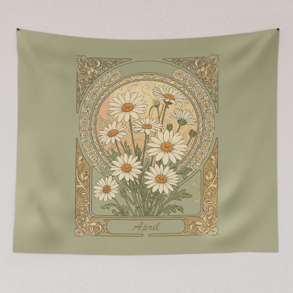 Item preview, Elegant Spring Daisy Birth Month Flower designed and sold by taiche.