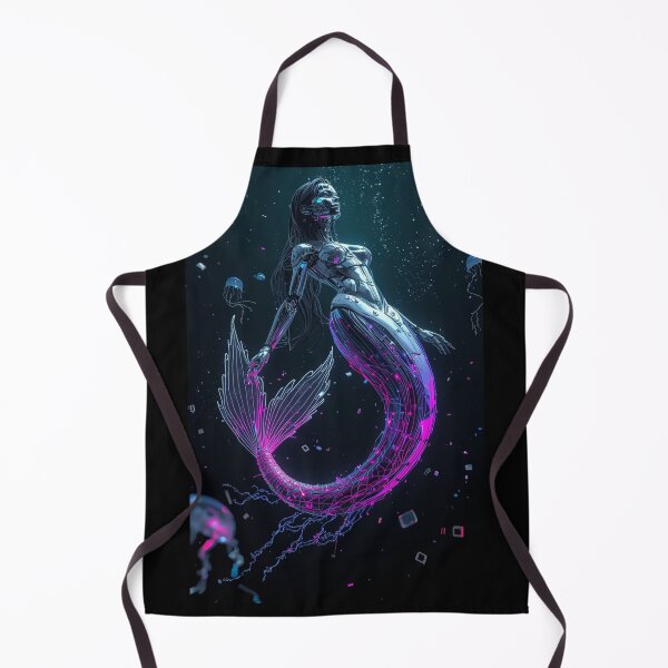 Item preview, Deep Sea Glitch - The Cyber-Siren designed and sold by THEARTCURATİON .