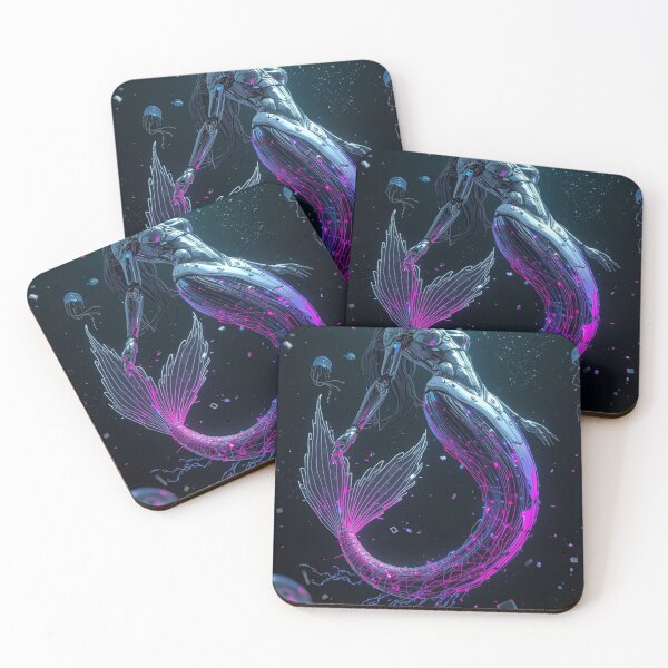 Item preview, Deep Sea Glitch - The Cyber-Siren designed and sold by THEARTCURATİON .