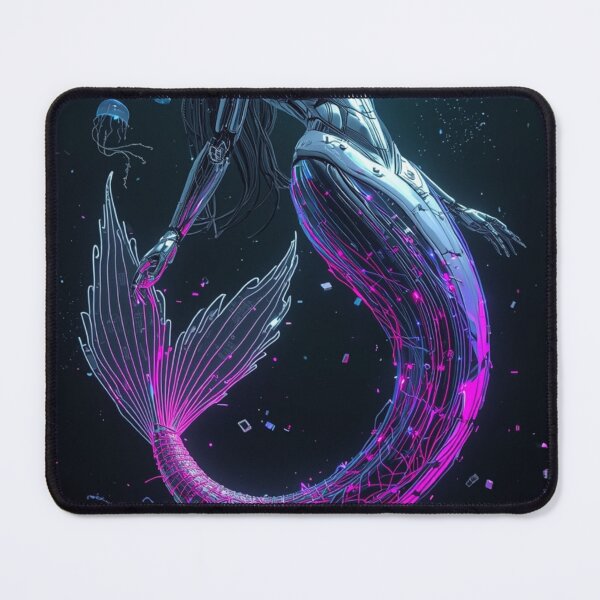 Item preview, Deep Sea Glitch - The Cyber-Siren designed and sold by THEARTCURATİON .