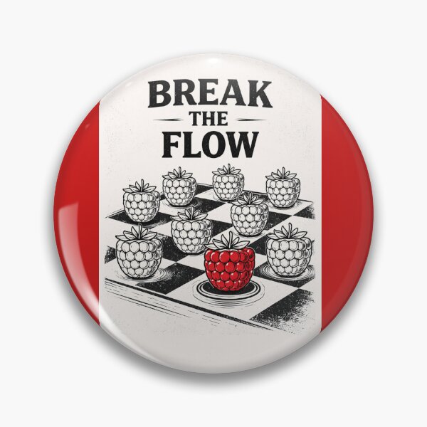 Item preview, Break The Pattern - Red Raspberry Inverted Checkerboard designed and sold by VINTAGEPUNTEES.