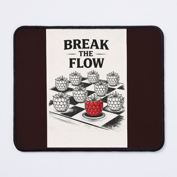 Item preview, Break The Pattern - Red Raspberry Inverted Checkerboard designed and sold by VINTAGEPUNTEES.
