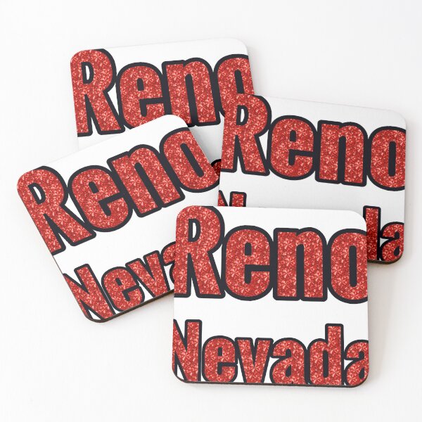 Item preview, Reno Nevada City Name With Red Rhinestone designed and sold by TheIconSmith.