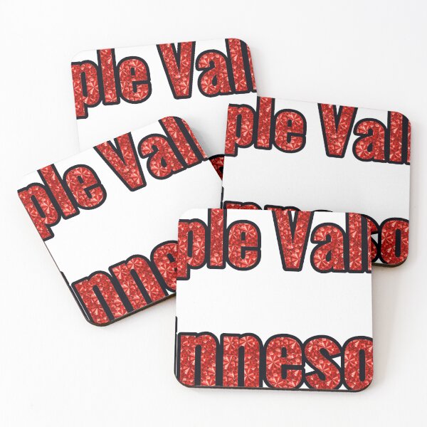 Item preview, Apple Valley Minnesota City Name With Red Rhinestone designed and sold by TheIconSmith.