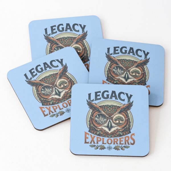 Item preview, Legacy Explorers – Owl Wisdom Emblem Design designed and sold by Dogandesighn.