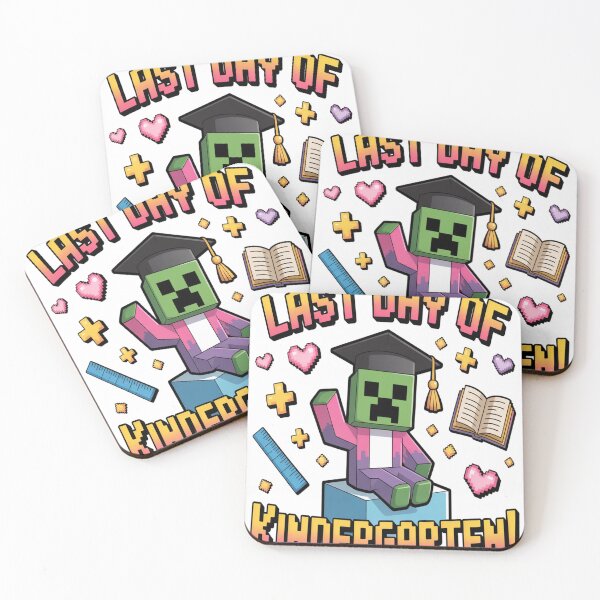 Item preview, Last Day of Kindergarten Funny Chicken Pixel designed and sold by TheRetroStyle.