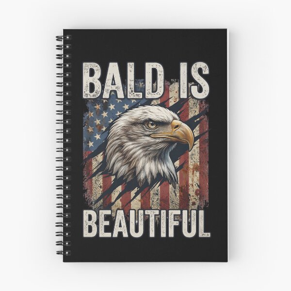 Item preview, Bald is Beautiful 4th of July Independence Day Bald Eagle designed and sold by THREE LITTLE BEANS.