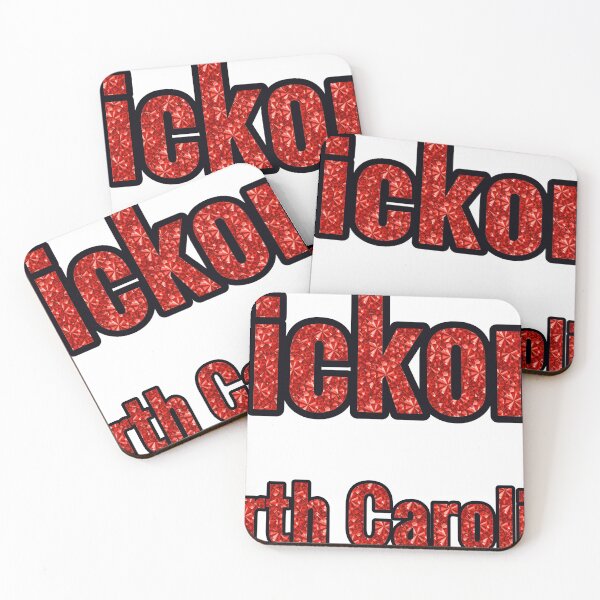 Item preview, Hickory North Carolina City Name With Red Rhinestone designed and sold by TheIconSmith.