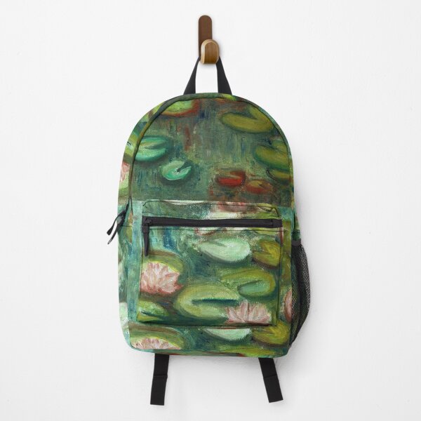 Item preview, Water lily pond in Brandenburg, oil on canvas designed and sold by KALINKA-MOJA.