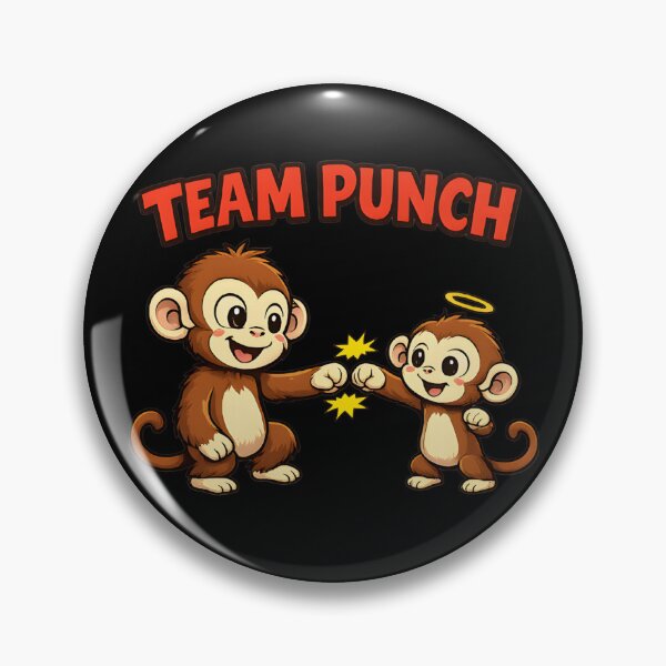 Item preview, Cute Monkey Fist Bump Team Punch Baby Monkey Funny Animal Design designed and sold by DONT ASK CLUB.