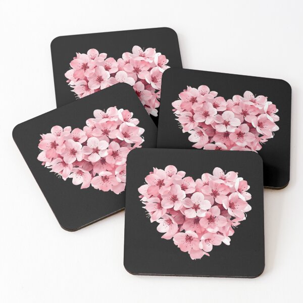 Item preview,  Heart of little pink sakura blossoms designed and sold by uunaa.