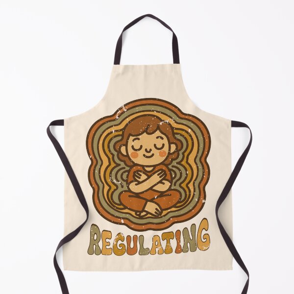 Item preview, Regulating - Retro Groovy Mental Health Design designed and sold by LaPolilladPapel.