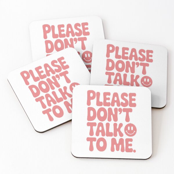 Item preview, Please Don't Talk To Me Groovy designed and sold by TheRetroStyle.