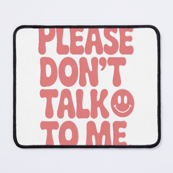 Item preview, Please Don't Talk To Me Groovy designed and sold by TheRetroStyle.