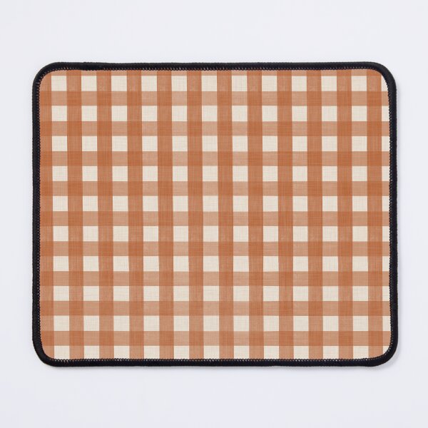 Item preview, Terracotta gingham plaid - Cottagecore check pattern designed and sold by Illustrated by Nat.