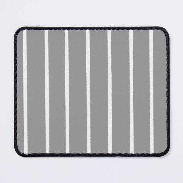 Item preview, Bohemian classic white stripes on a grey background designed and sold by Yana Mustafina | Boho Soulful Designs.
