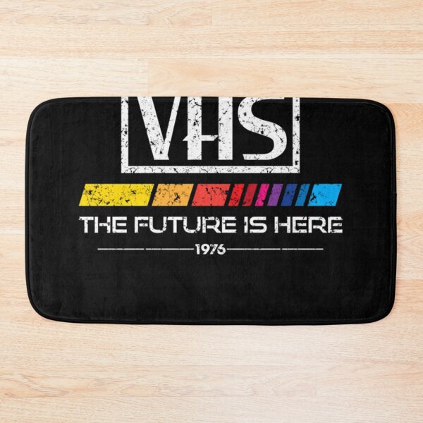 Item preview,  The Future Is Here Distressedd Vhss Logo Graphic designed and sold by talhamughal.