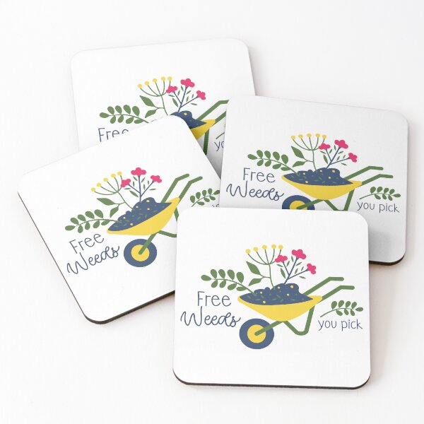 Item preview, Free Weeds You Pick – Funny Gardening Quote Design designed and sold by mcraft studio.