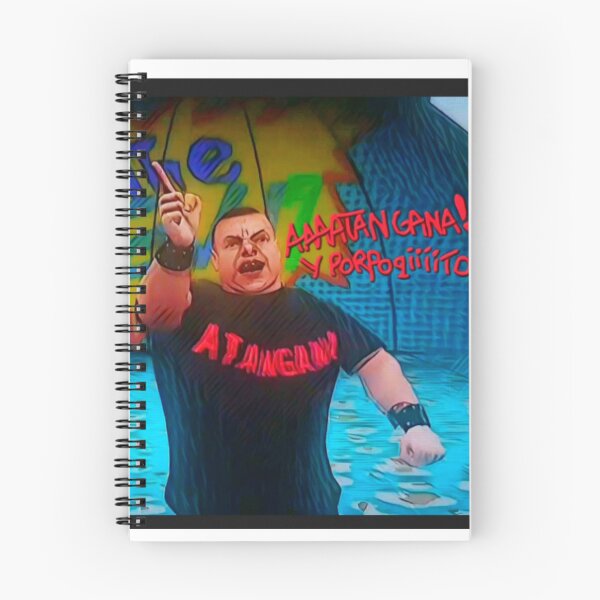 Item preview, Lucha Libre Spanish Announcer Atangana Art designed and sold by Dizayndan.