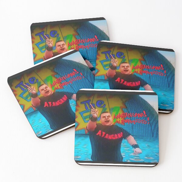 Item preview, Lucha Libre Spanish Announcer Atangana Art designed and sold by Dizayndan.