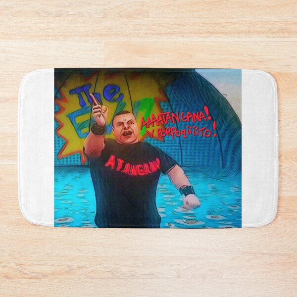 Item preview, Lucha Libre Spanish Announcer Atangana Art designed and sold by Dizayndan.