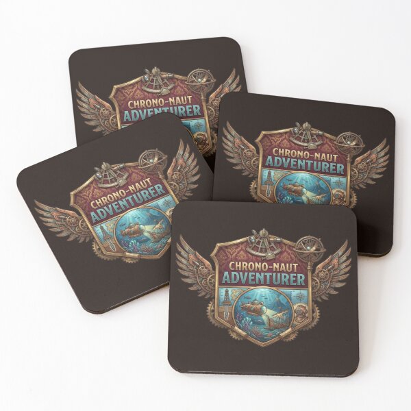 Item preview, Chrono-Naut Adventurer – Steampunk Exploration Emblem Design designed and sold by Dogandesighn.