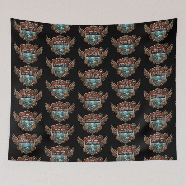 Item preview, Chrono-Naut Adventurer – Steampunk Exploration Emblem Design designed and sold by Dogandesighn.