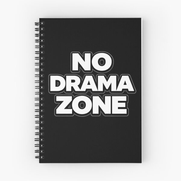 Item preview, No Drama Zone Bold Statement Quote designed and sold by Papier Atelier Art.