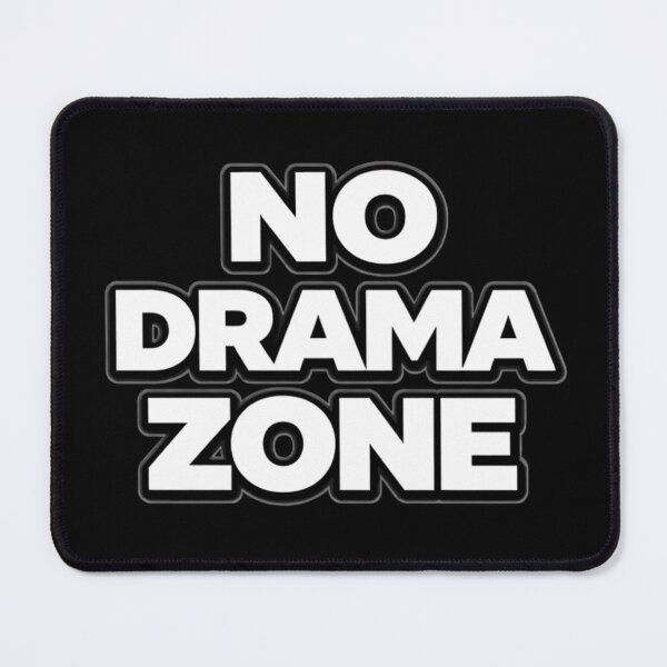Item preview, No Drama Zone Bold Statement Quote designed and sold by Papier Atelier Art.