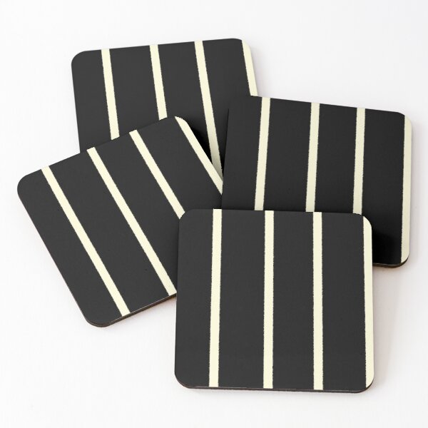Item preview, Bohemian classic creamy stripes on a black background  designed and sold by Yana Mustafina | Boho Soulful Designs.