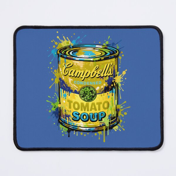 Item preview, Campbell's soup can yellow, Colorful Pop Art Soup Can T-Shirt – Exploded Paint Graphic Tee – Retro Funky Food Illustration designed and sold by infinitearte.