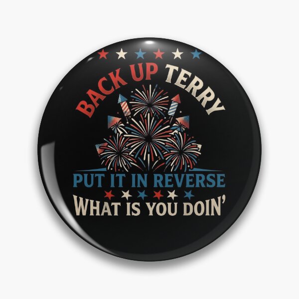 Item preview, Back it Up Terry Put It in Reverse July 4th Fireworks Terry designed and sold by THREE LITTLE BEANS.