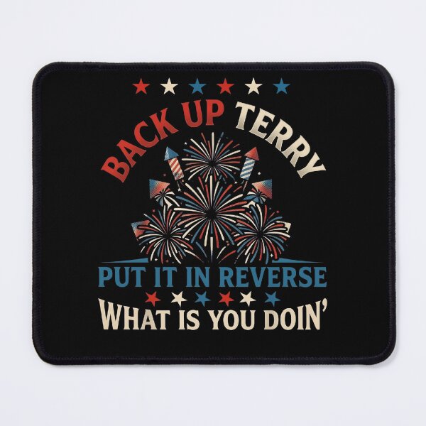 Item preview, Back it Up Terry Put It in Reverse July 4th Fireworks Terry designed and sold by THREE LITTLE BEANS.