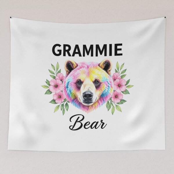 Item preview, Grammie Bear Floral Graphic for Mothers Day Moments designed and sold by OlakunleOloroz.
