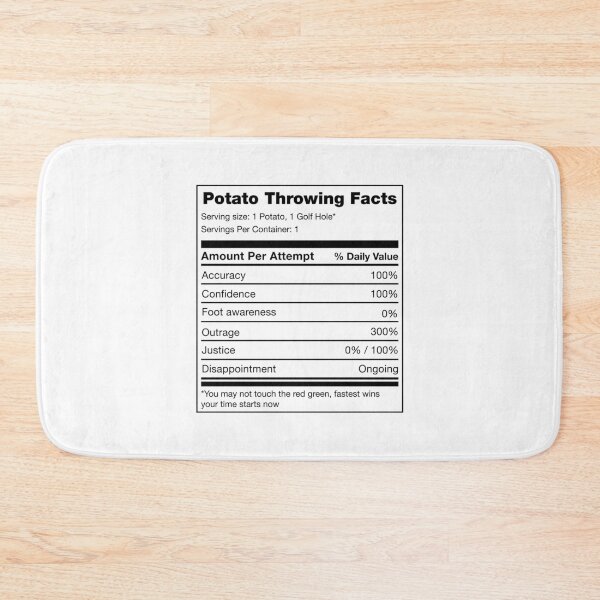 Item preview, Potato Throw Facts designed and sold by eldram.