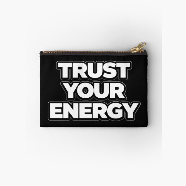 Item preview, Trust Your Energy Inspirational Quote Design designed and sold by Papier Atelier Art.