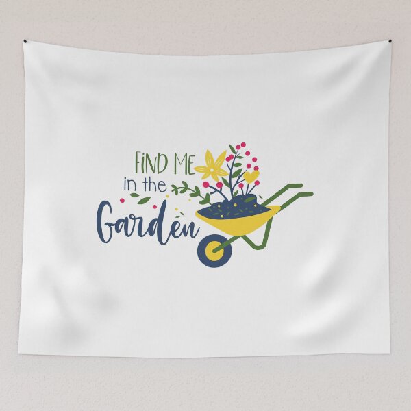 Item preview, Find Me in the Garden – Cute Gardening Lover Design designed and sold by mcraft studio.