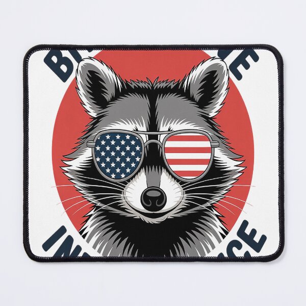 Item preview, Raccoon Bitches Love Independence 4th of July designed and sold by TheRetroStyle.