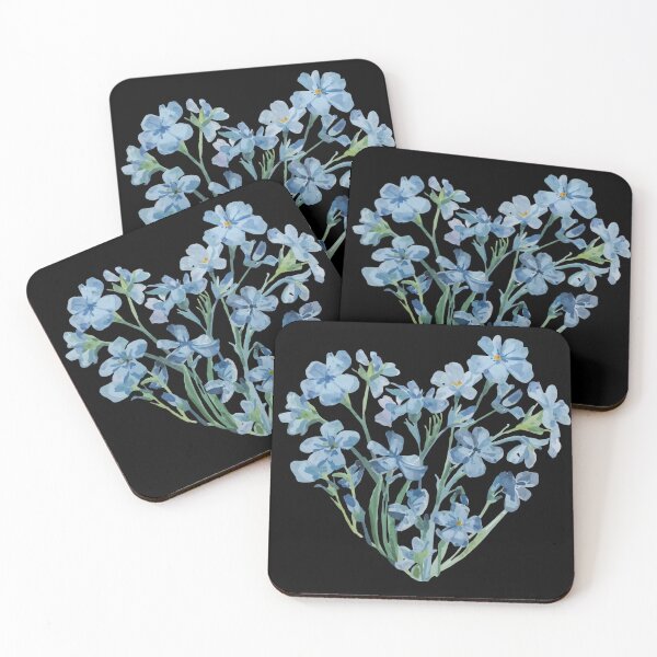 Item preview, Heart of little blue forget-me-not designed and sold by uunaa.