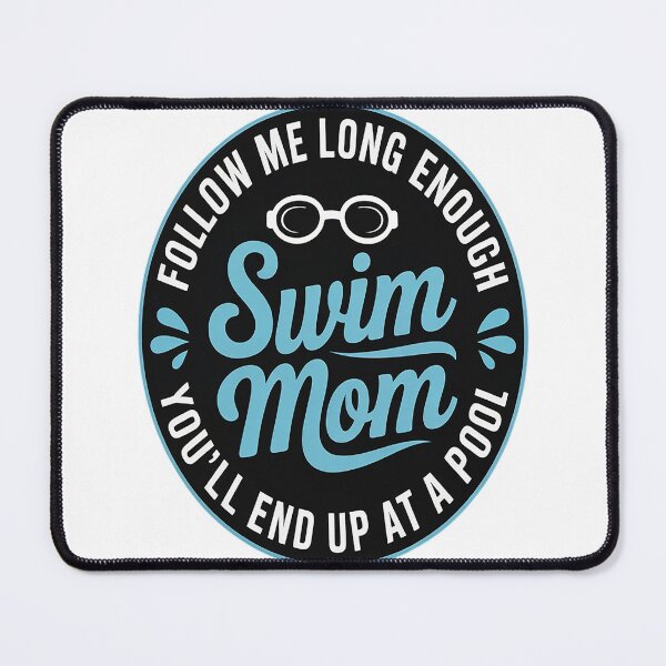 Item preview, Swimmer Mom On Mother's Day 's Black Swim Mom designed and sold by NicolaMail.