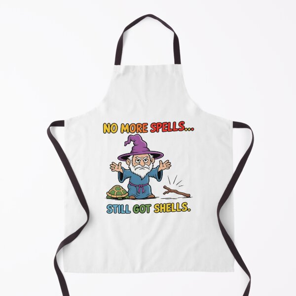 Item preview, Wizard With No Spells Still Has Shells Funny Fantasy Meme | DnD RPG Wizard Joke designed and sold by maxiprom.