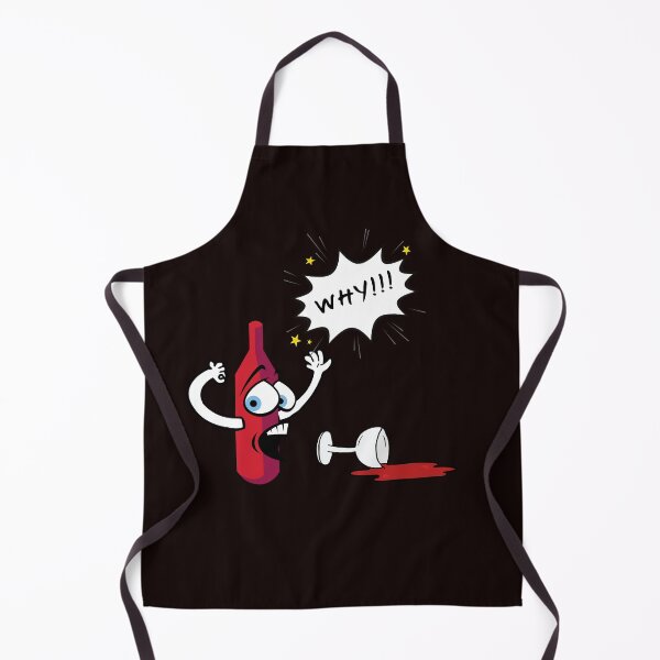 Item preview, Fun cartoon wine bottle and glass design designed and sold by ToddsTees1.