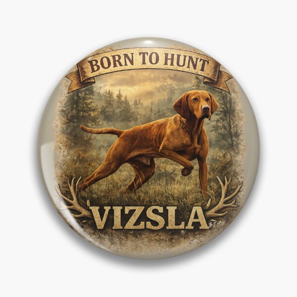 Item preview, Vizsla Dog Hunting Design – Field Legend Vintage Art  designed and sold by TammyHunterArt.