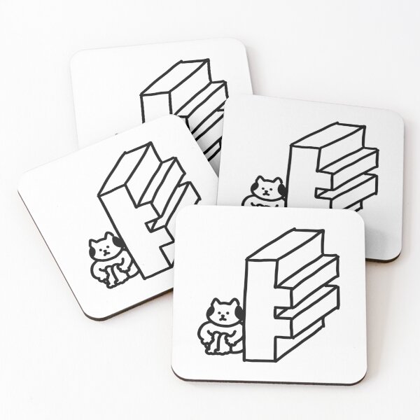 Item preview, a Cat next to ㅑ designed and sold by superbaechoo.