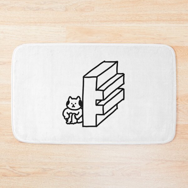 Item preview, a Cat next to ㅑ designed and sold by superbaechoo.