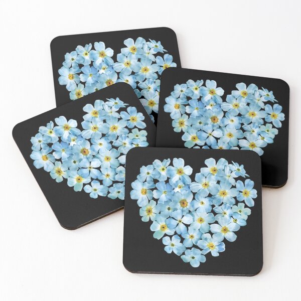 Item preview,  Heart of little blue forget-me-not designed and sold by uunaa.
